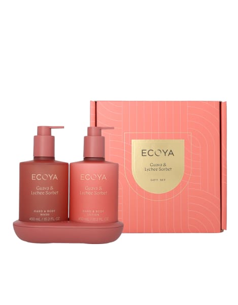 ECOYA Guava & Lychee Sorbet Bathroom Edit