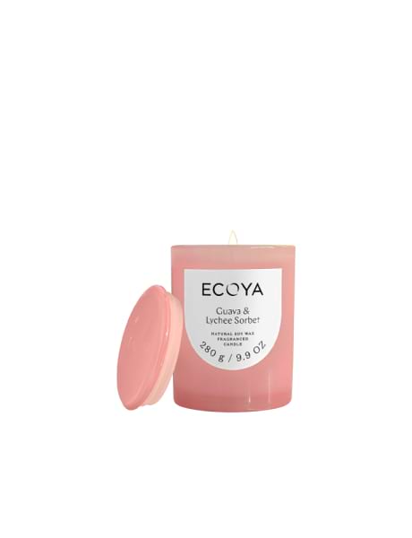 ECOYA Metro Candle - Guava and Lychee Sorbet