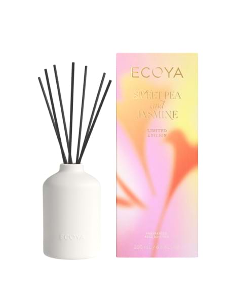 ECOYA Sweet Pea & Jasmine Ceramic Reed Diffuser